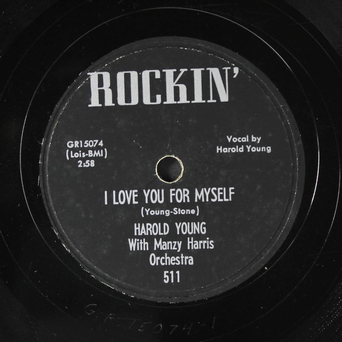 you're gonna miss me baby / i love you for myself by HAROLD YOUNG