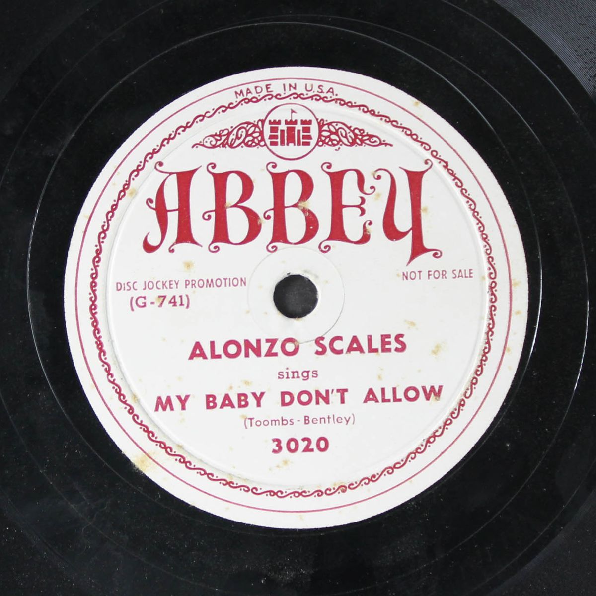 my baby don't allow / left me home blues by ALONZO SCALES