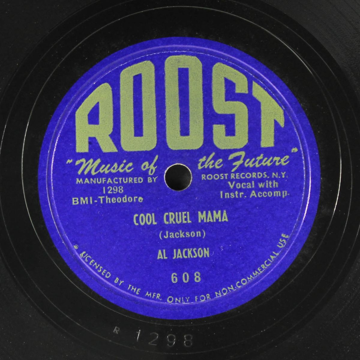 it ain't gonna be like that / cool cruel mama by AL JACKSON
