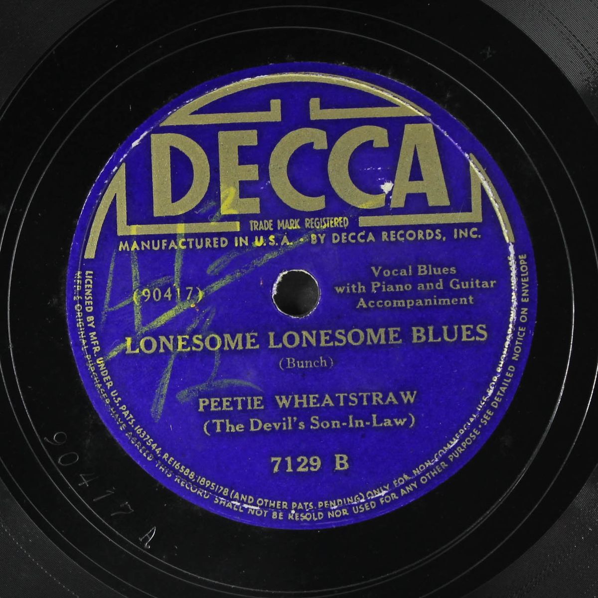 santa claus blues / lonesome lonesome blues by PEETIE WHEATSTRAW