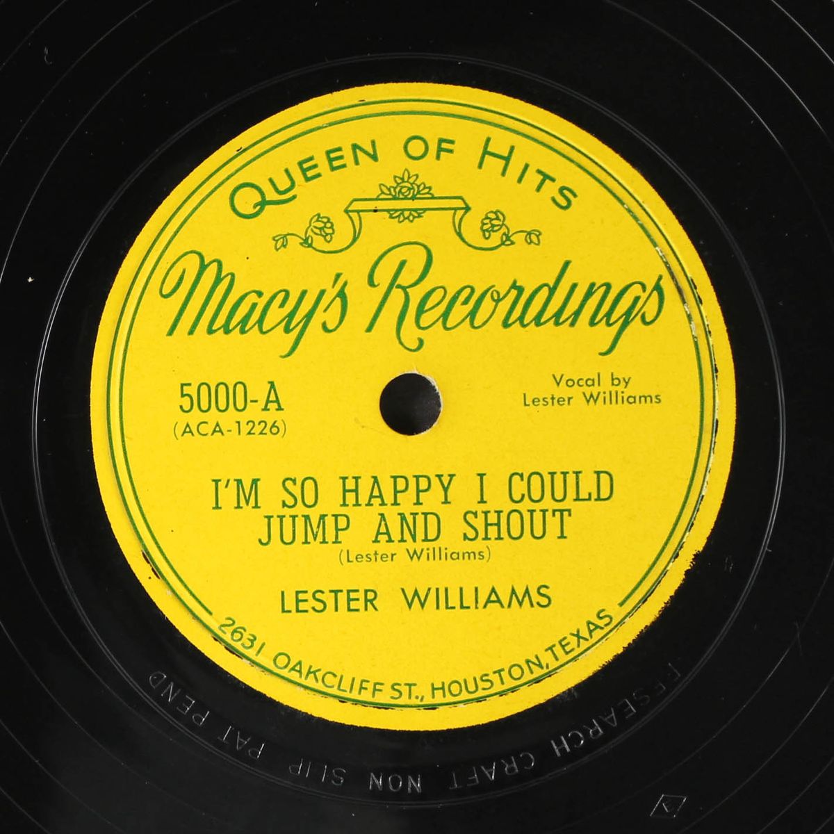 i'm so happy i could jump and shout / wintertime blues by LESTER WILLIAMS