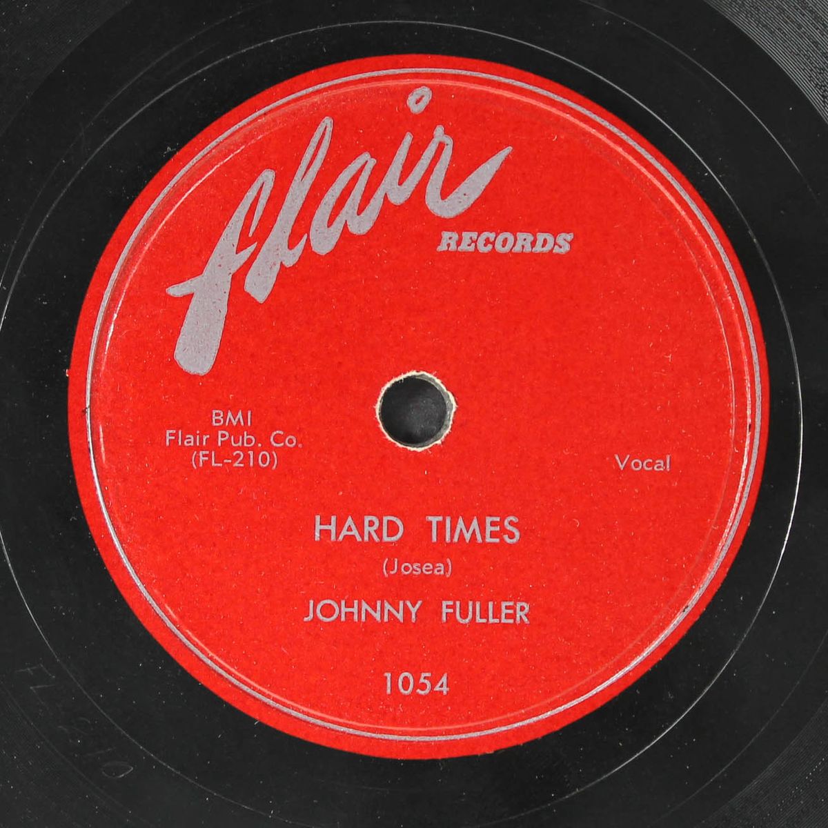 buddy / hard times by JOHNNY FULLER