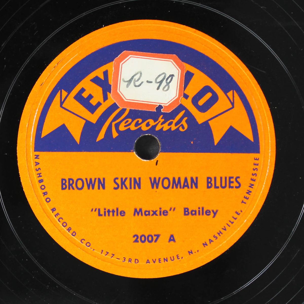 brown skin woman blues / tear drops are falling by LITTLE MAXIE BAILEY