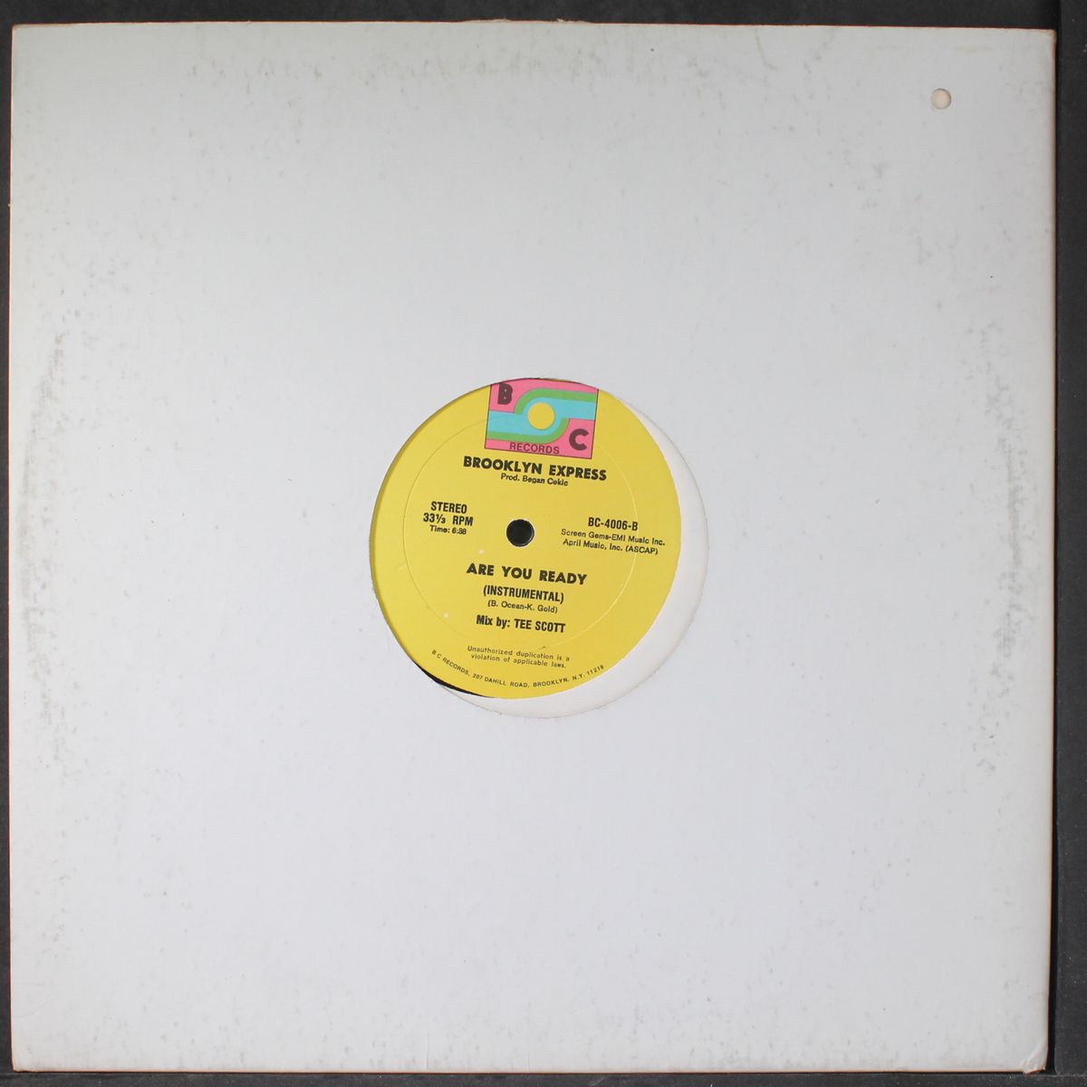 are you ready / instrumental by BROOKLYN EXPRESS