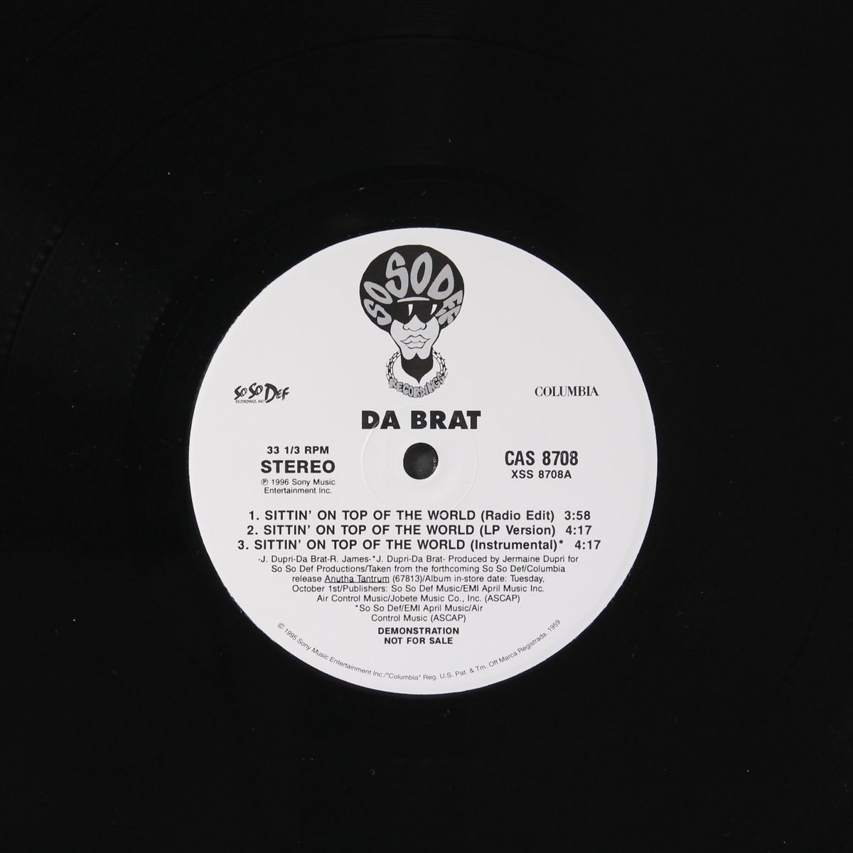 sittin' on top of the world / instro by DA BRAT