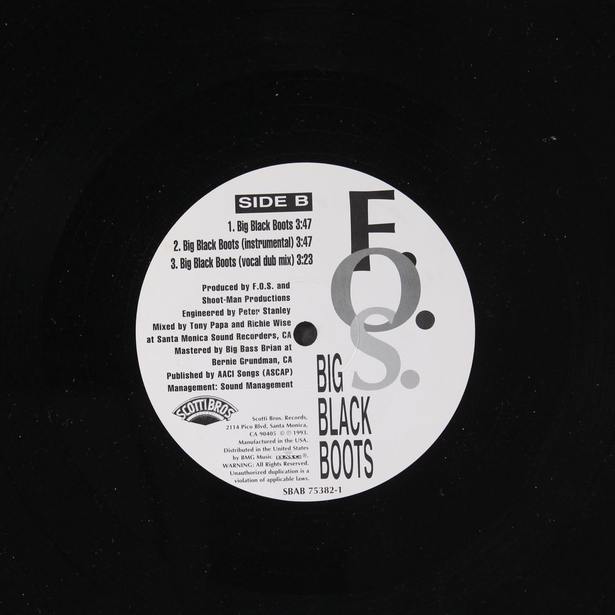 big black boots by F.O.S.