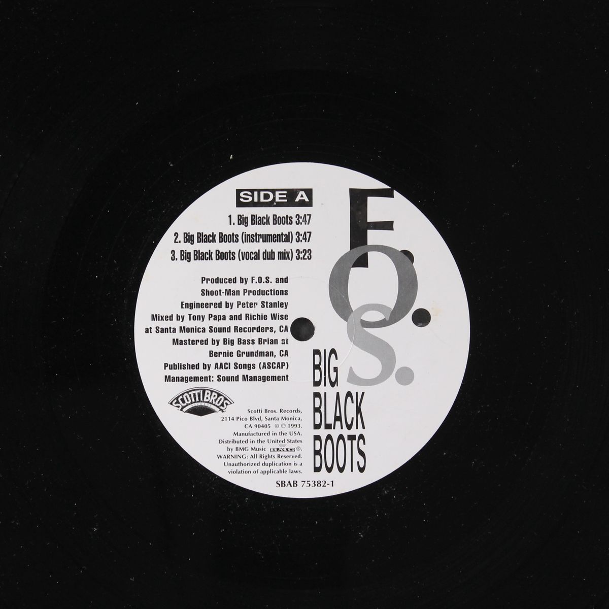 big black boots by F.O.S.