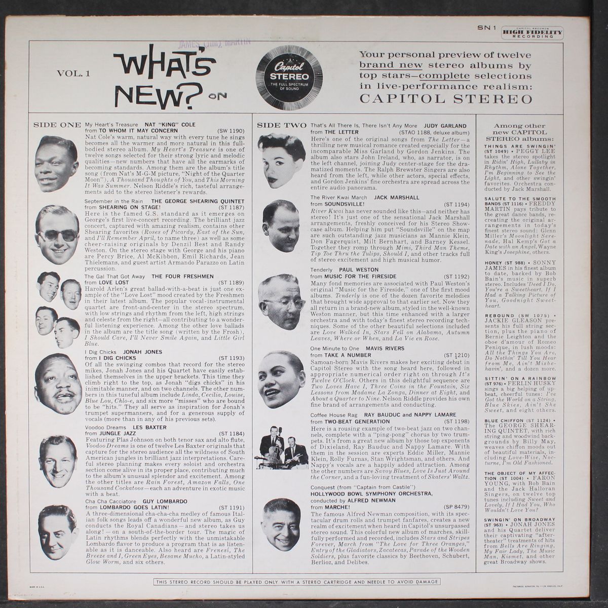 what's new on capitol, vol. 1 by VARIOUS