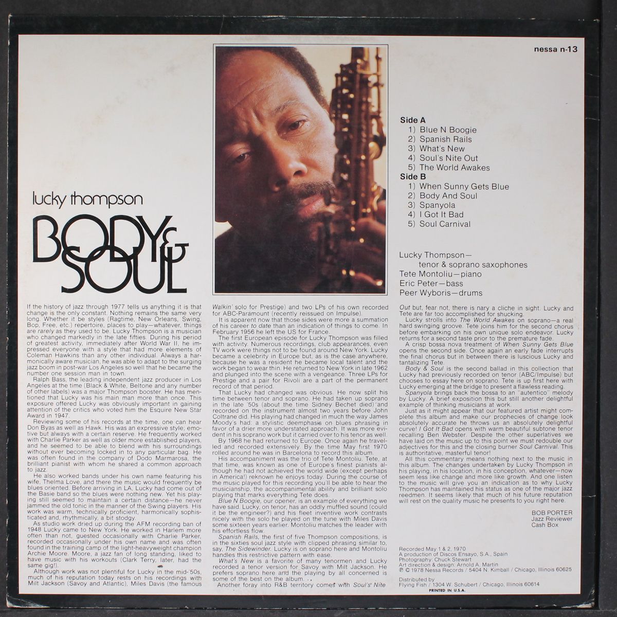 body & soul by LUCKY THOMPSON