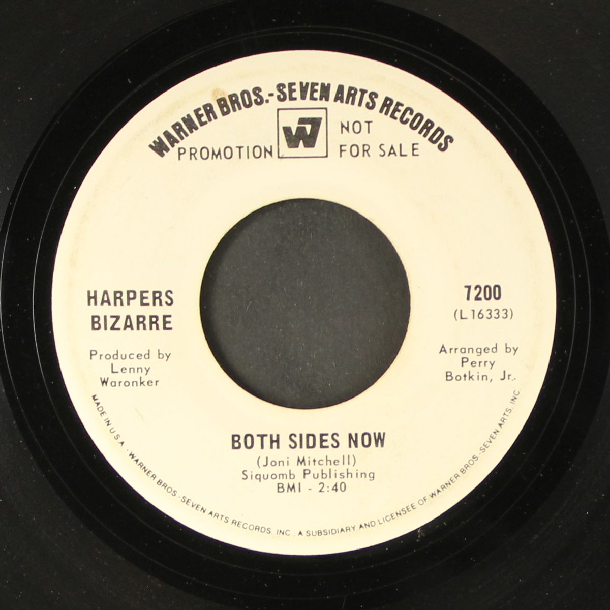 small talk / both sides now by HARPERS BIZARRE