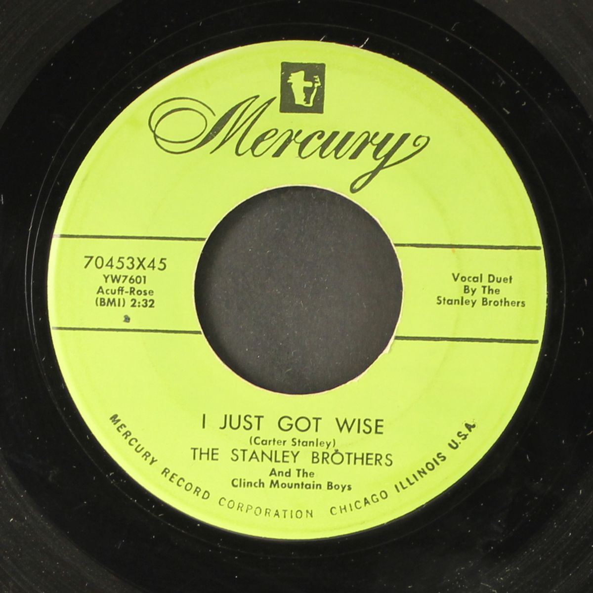 blue moon of kentucky / i just got wise by STANLEY BROTHERS