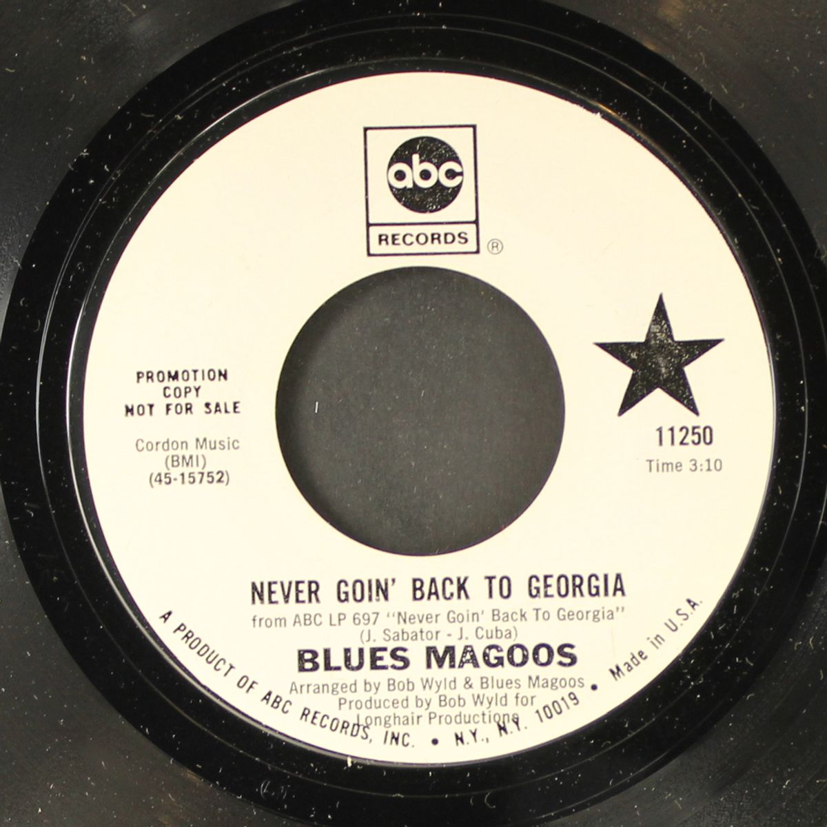 never goin' back to georgia by BLUES MAGOOS