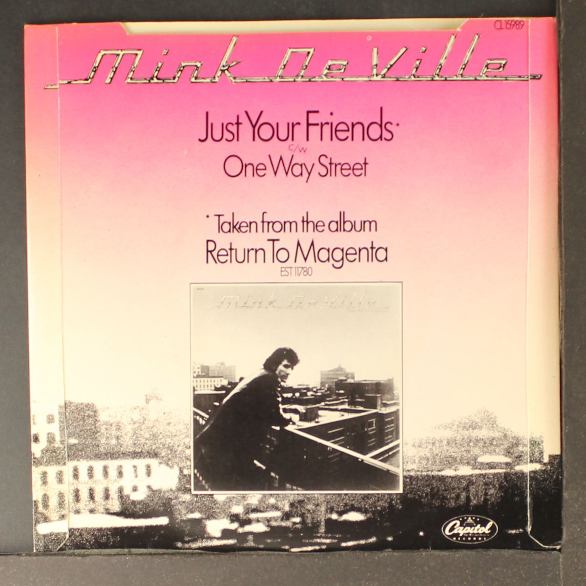 just your friends / one way street by MINK DEVILLE