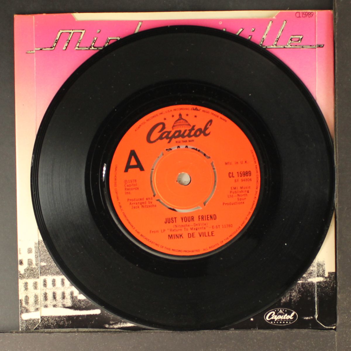 just your friends / one way street by MINK DEVILLE