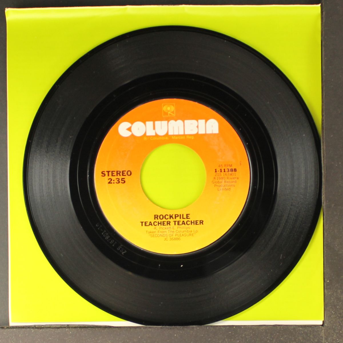teacher teacher / fool too long by ROCKPILE
