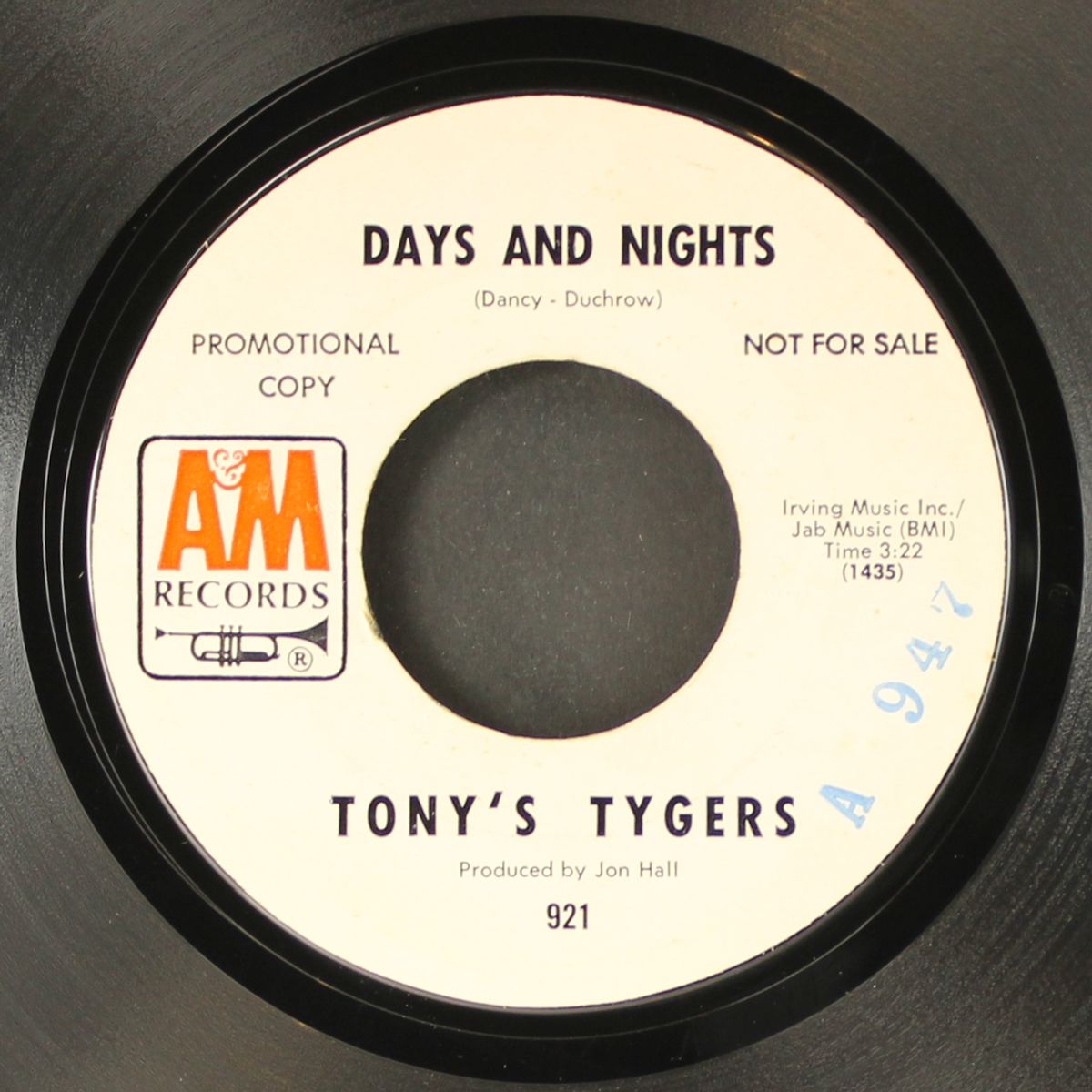 little by little / days and nights by TONY'S TYGERS