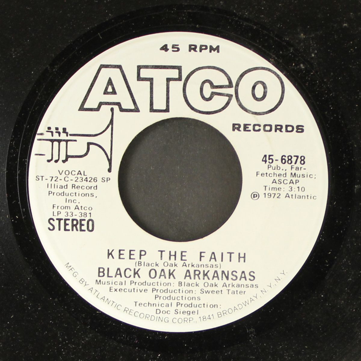 keep the faith / mono by BLACK OAK ARKANSAS