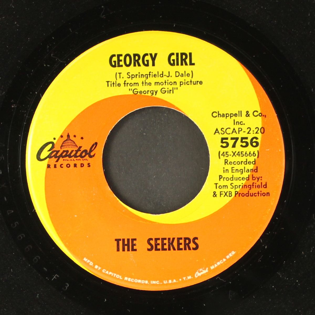 georgy girl / when the stars... by SEEKERS