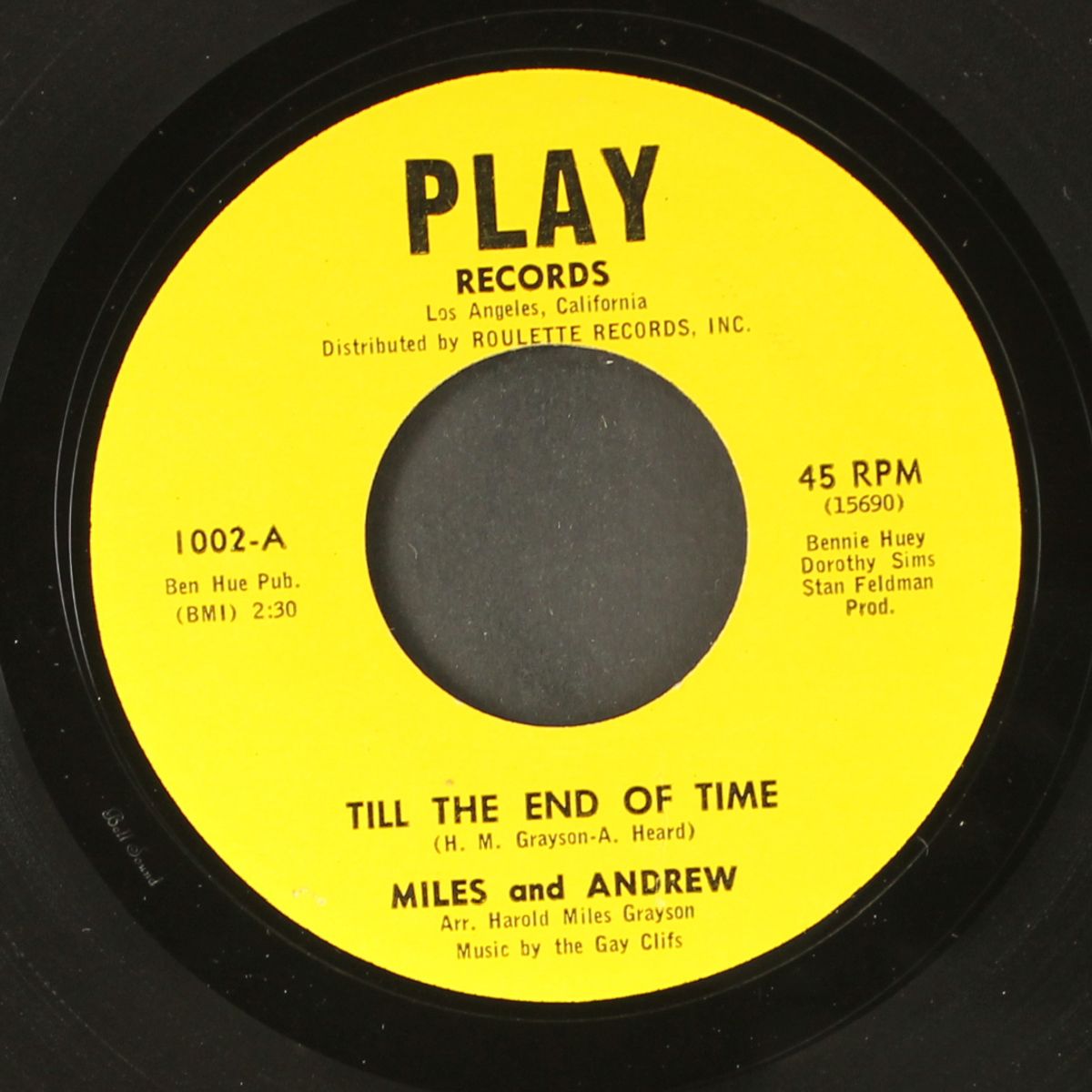 till the end of time / crazy mix-up feeling by MILES & ANDREW