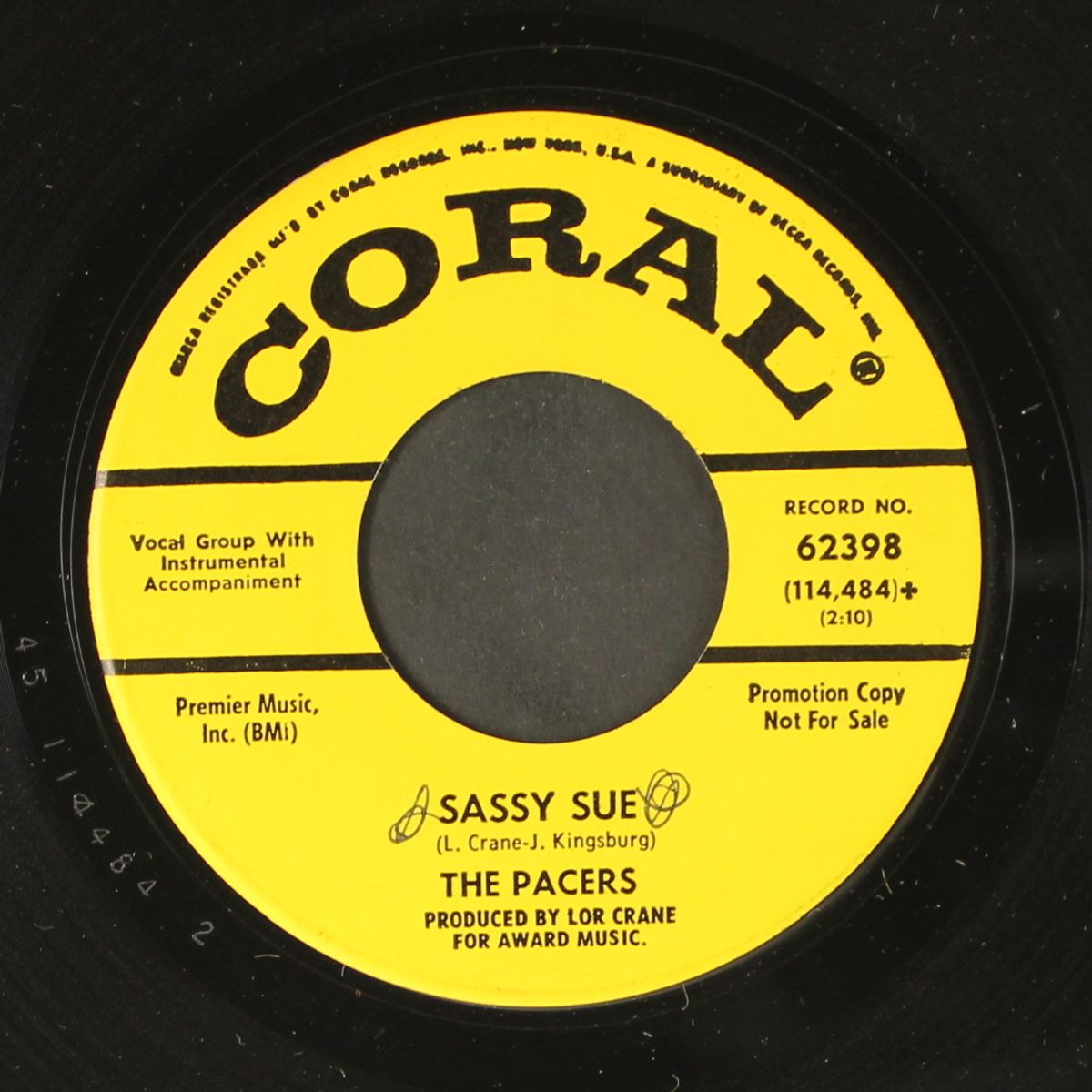 you got me bugged / sassy sue by PACERS