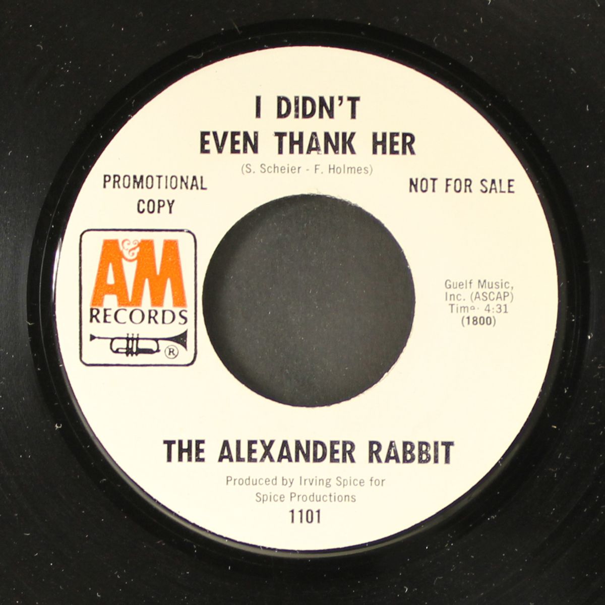 malaguena / i didn't even thank her by ALEXANDER RABBIT