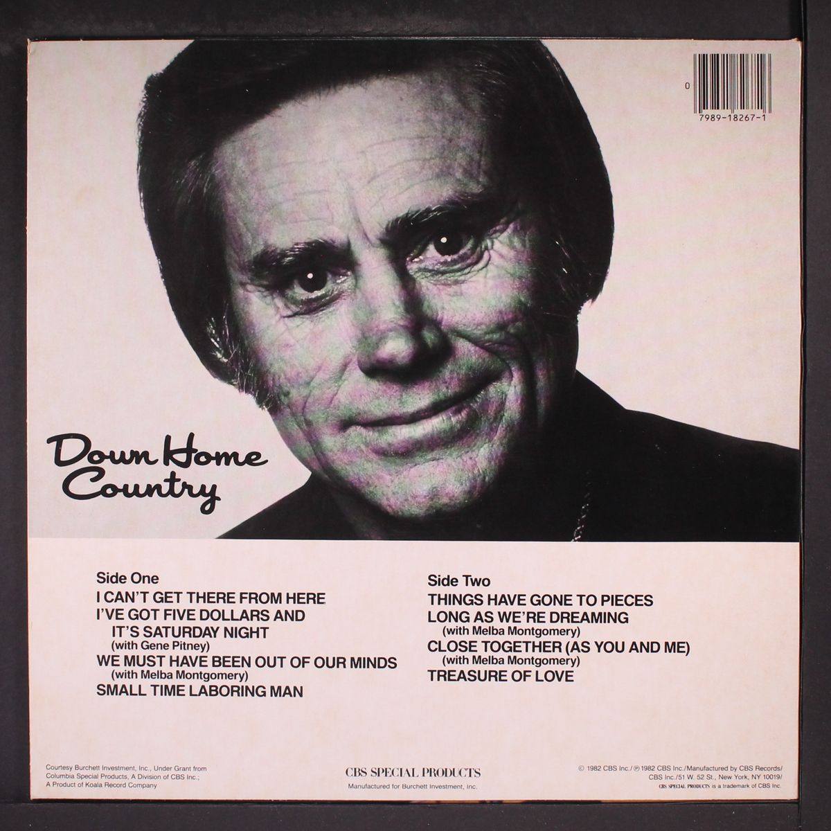 down home country by GEORGE JONES
