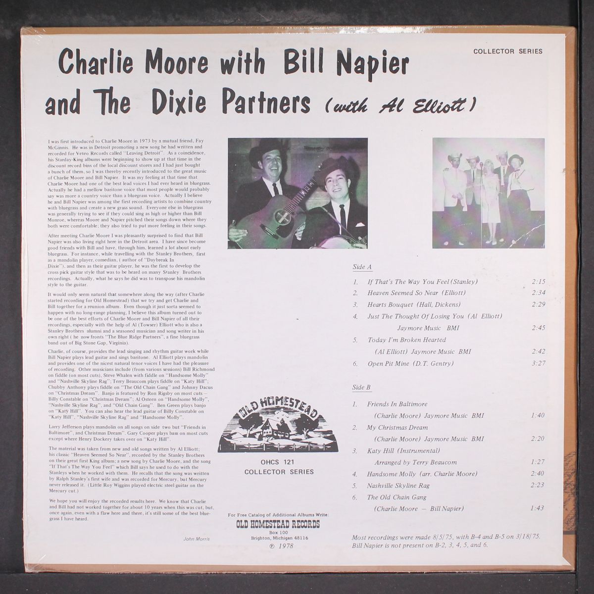 with bill napier and the dixie partners by CHARLIE MOORE