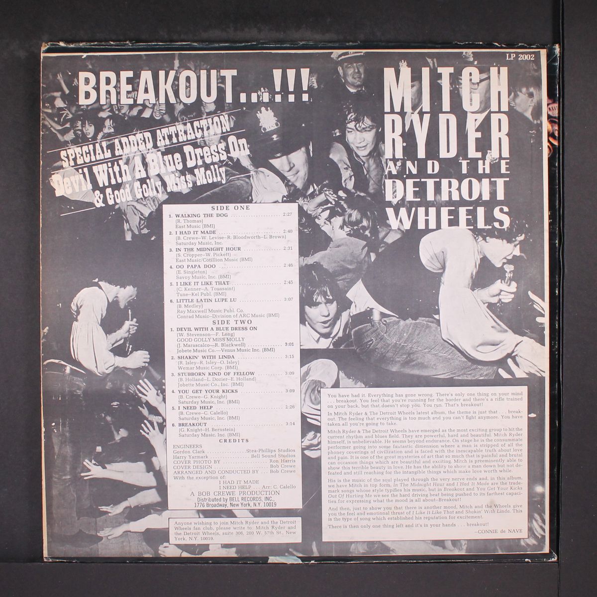 breakout by MITCH RYDER & DETROIT WHEELS