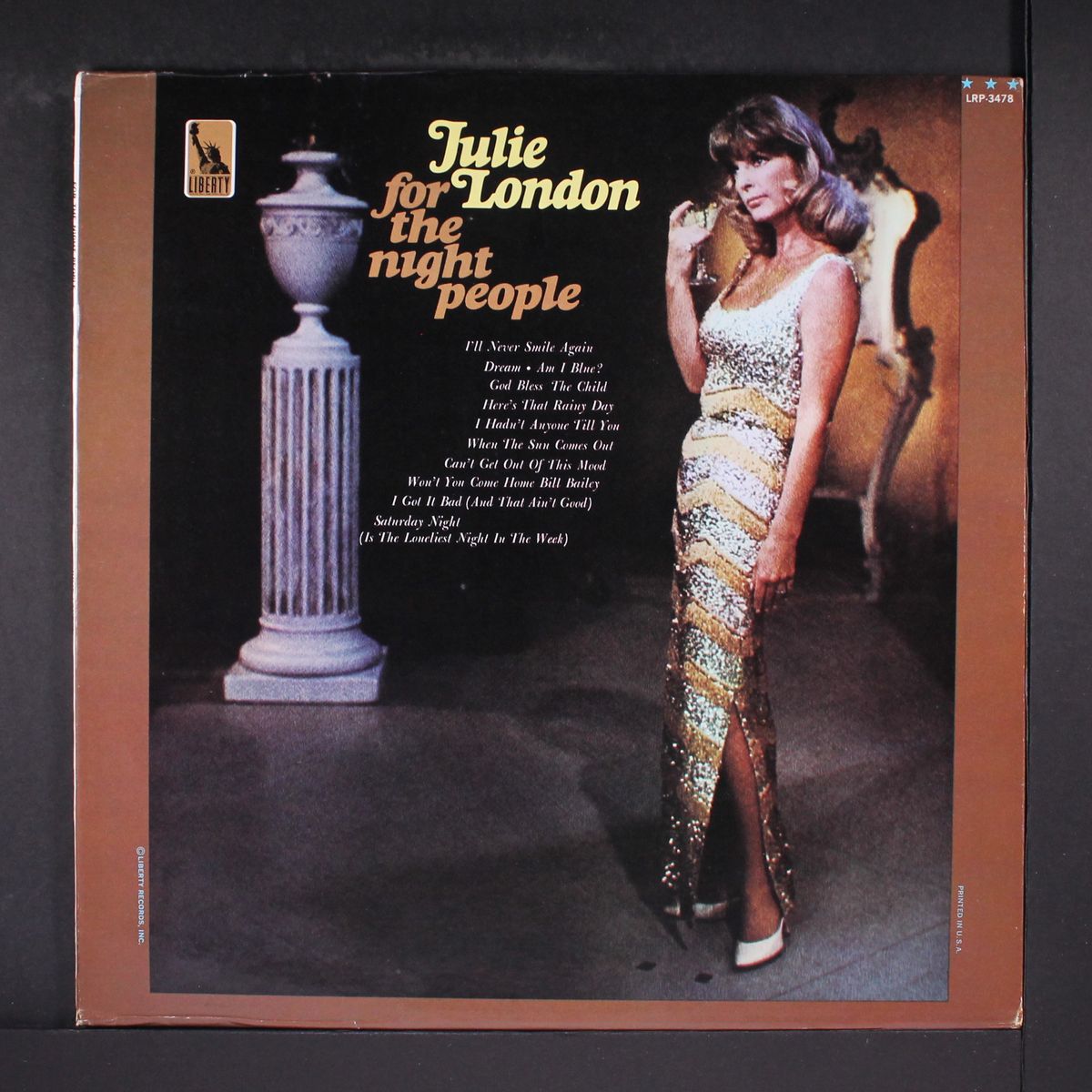 for the night people by JULIE LONDON