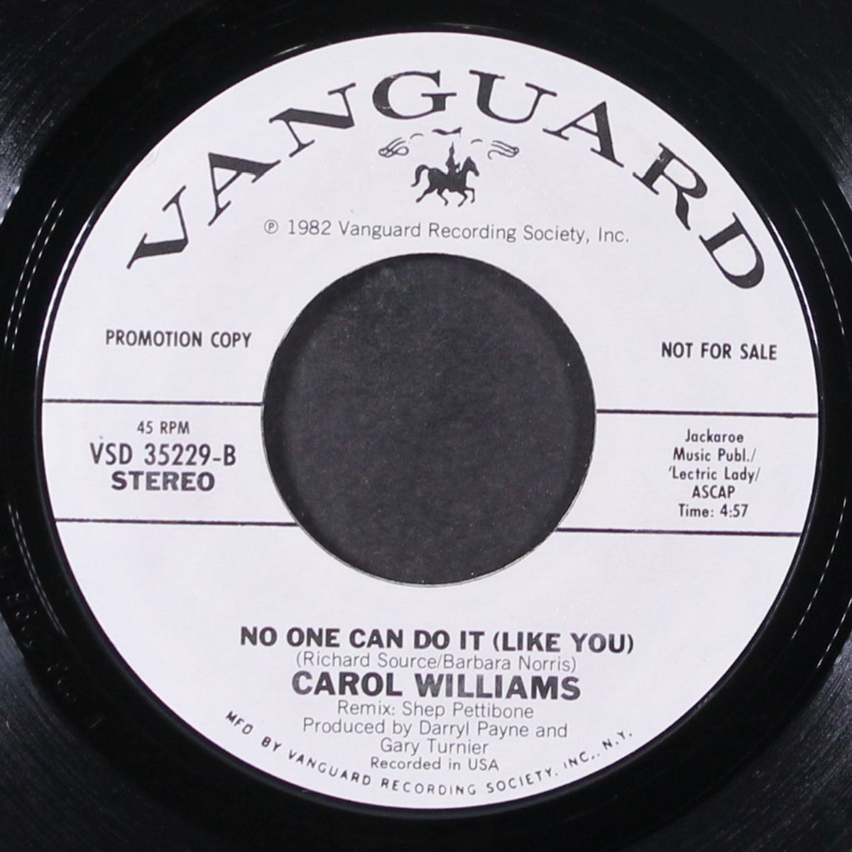 no one can do it (like you) / same by CAROL WILLIAMS