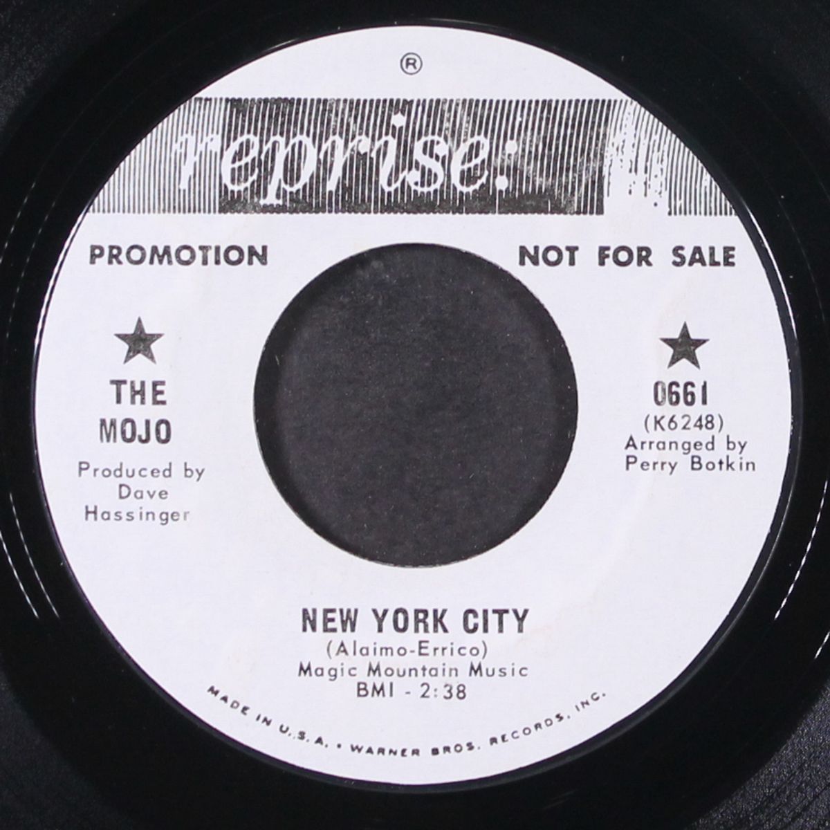 new york city / not too old to start cryin' by MOJO