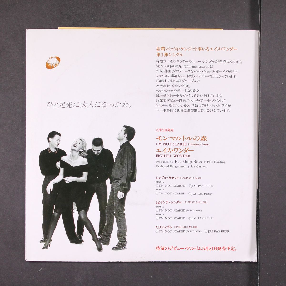 i'm not scared / j'ai pas peur by EIGHTH WONDER