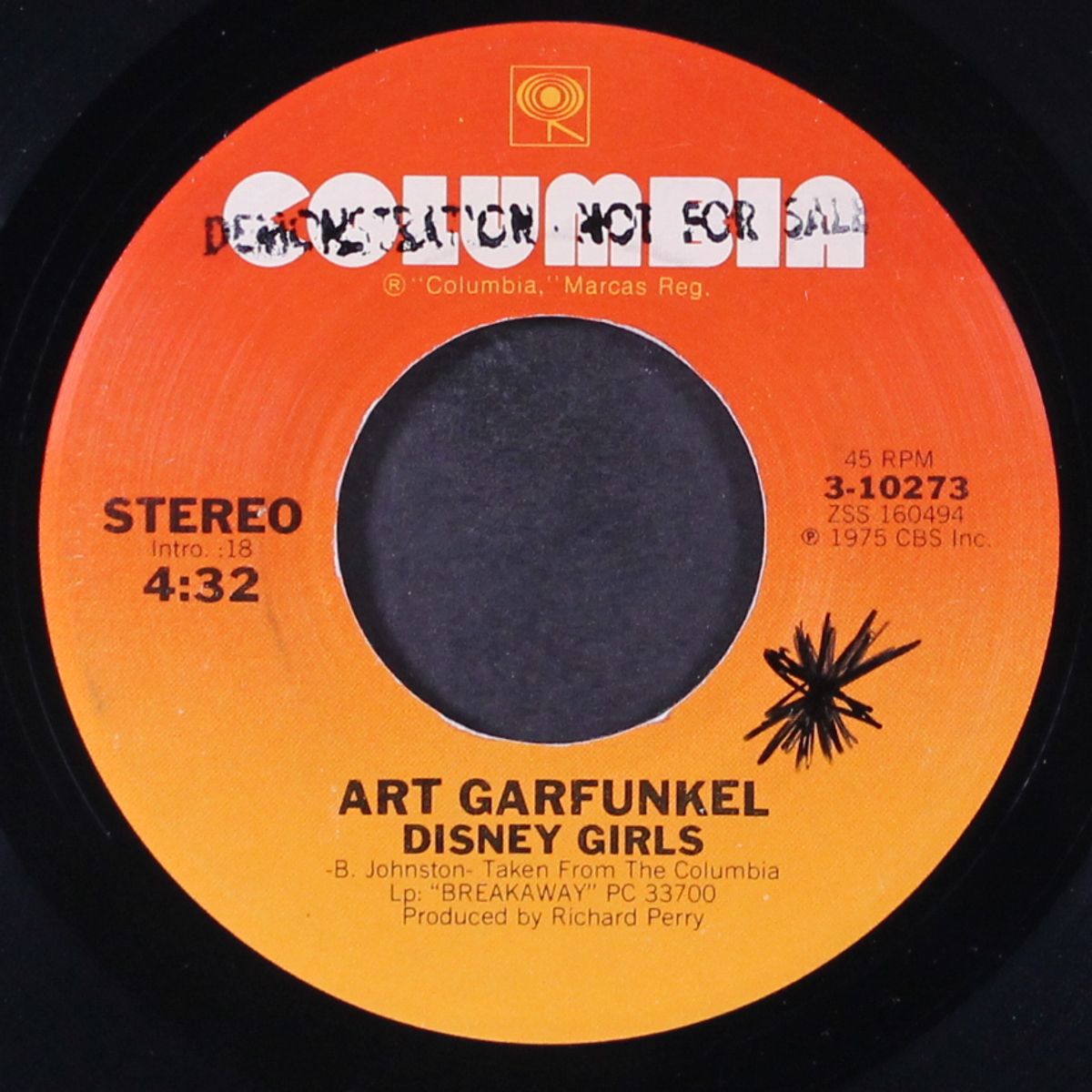 break away / disney girls by ART GARFUNKEL