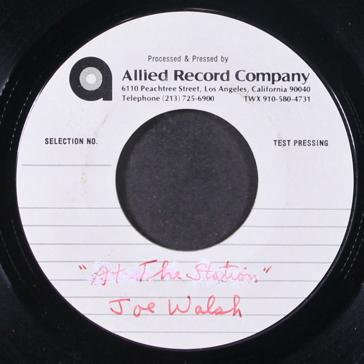 at the station by JOE WALSH
