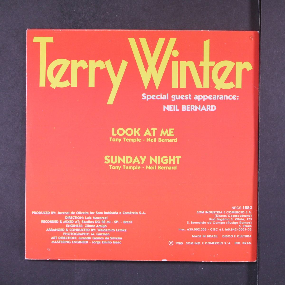 look at me / sunday night by TERRY WINTER