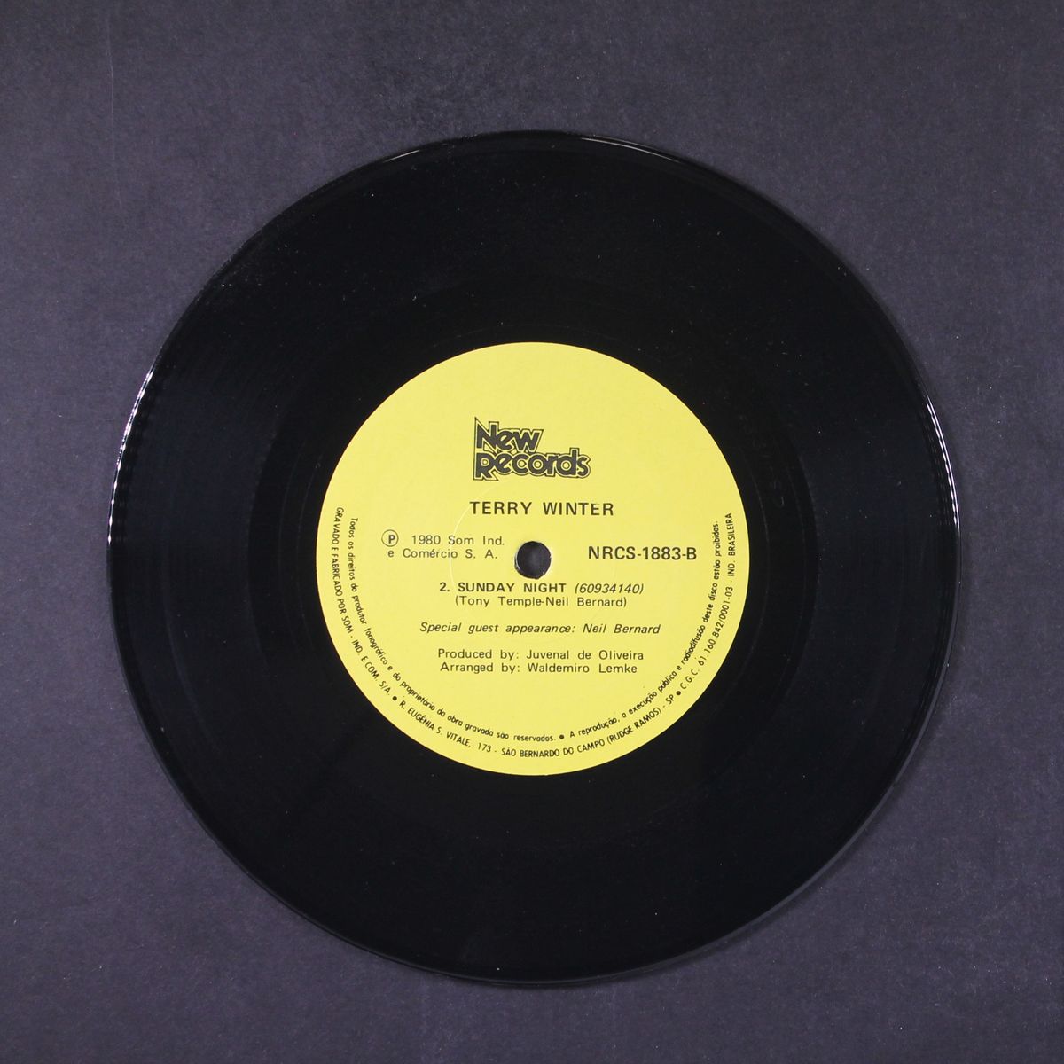 look at me / sunday night by TERRY WINTER