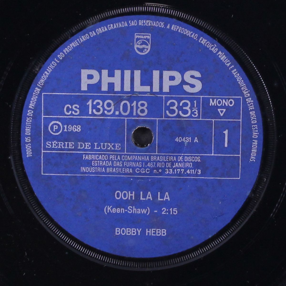 ooh la la / my pretty sunshine by BOBBY HEBB