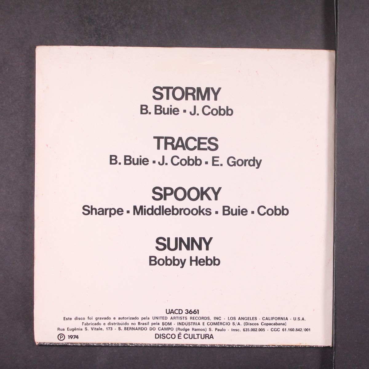 stormy / +3 by DENNIS YOST & CLASSICS IV