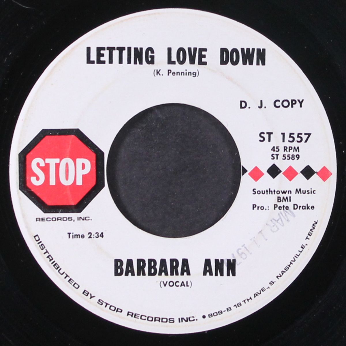 meanwhile back at my house / letting love down by BARBARA ANN