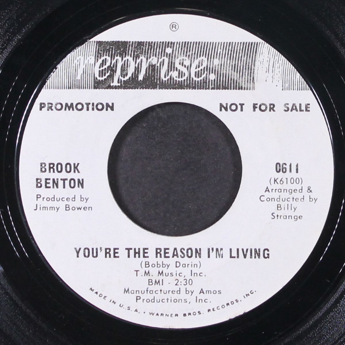 you're the reason i'm living by BROOK BENTON