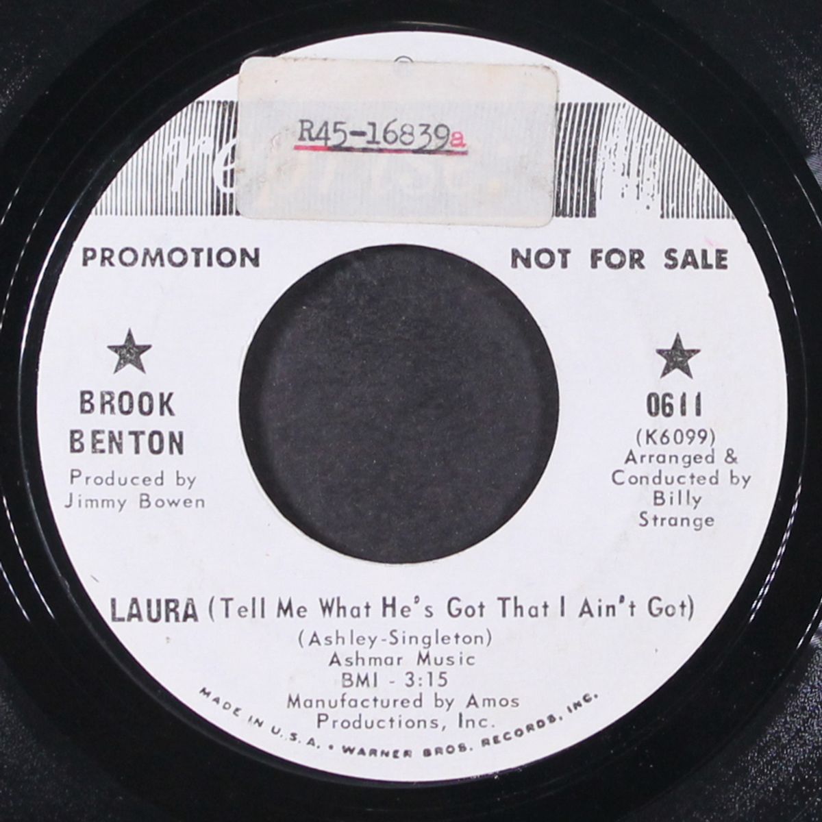 you're the reason i'm living by BROOK BENTON