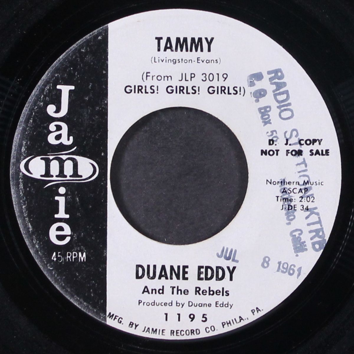 drivin' home / tammy by DUANE EDDY