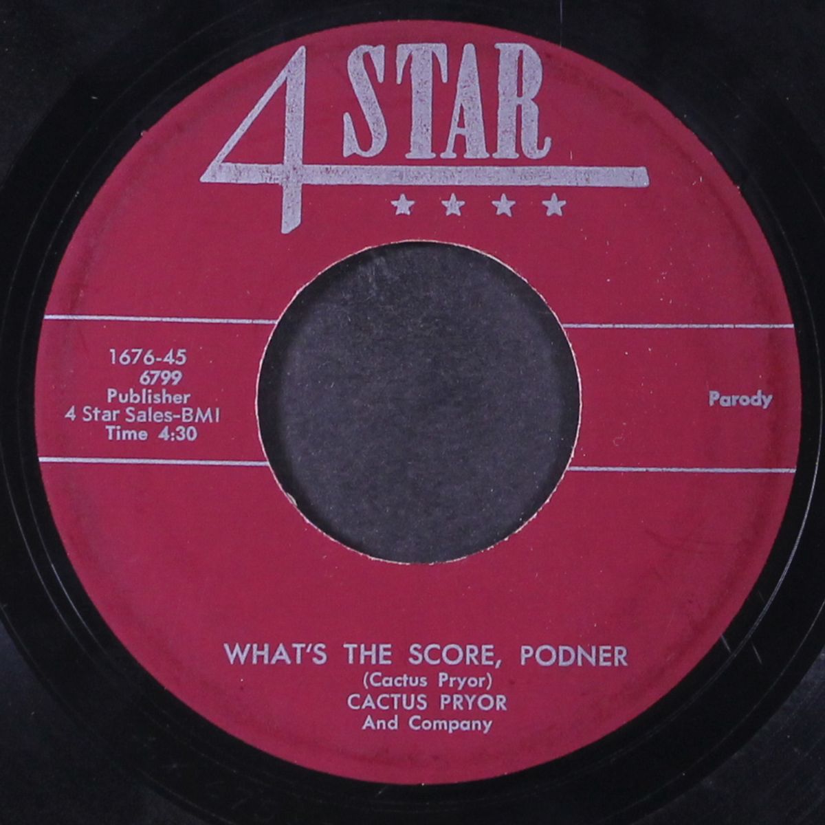 what's the score podner / tweedle dee by CACTUS PRYOR