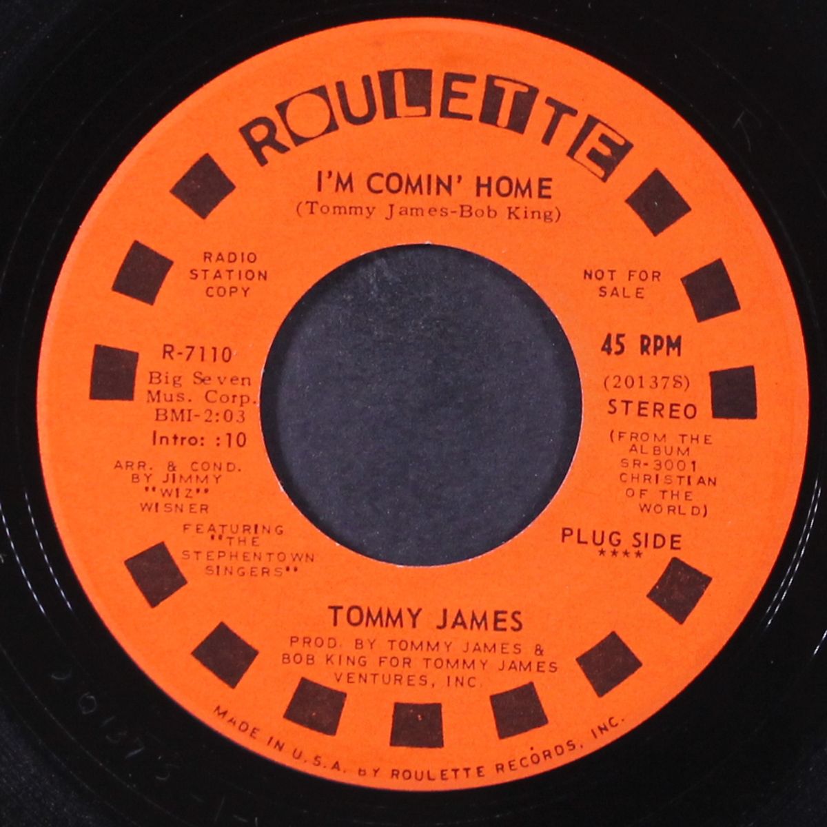 i'm comin' home by TOMMY JAMES