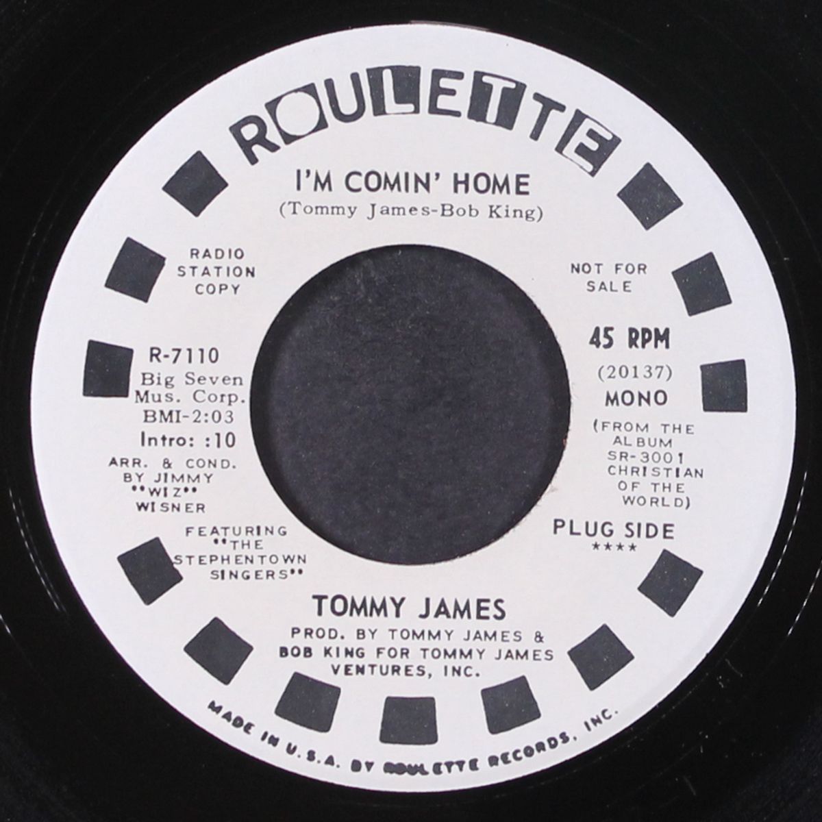 i'm comin' home by TOMMY JAMES