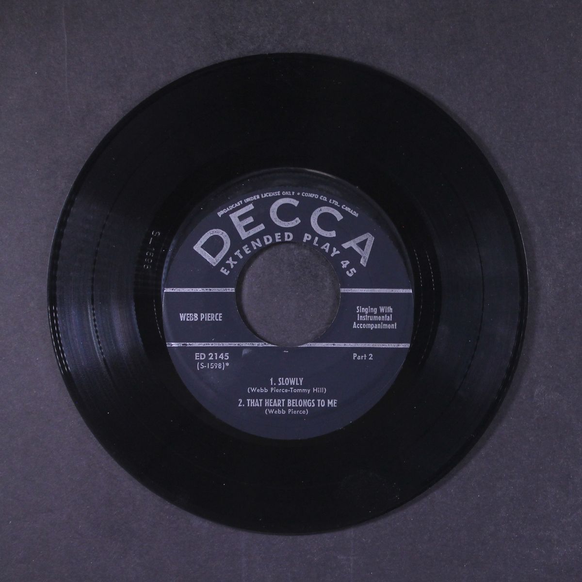 the wondering boy, part 2 by WEBB PIERCE