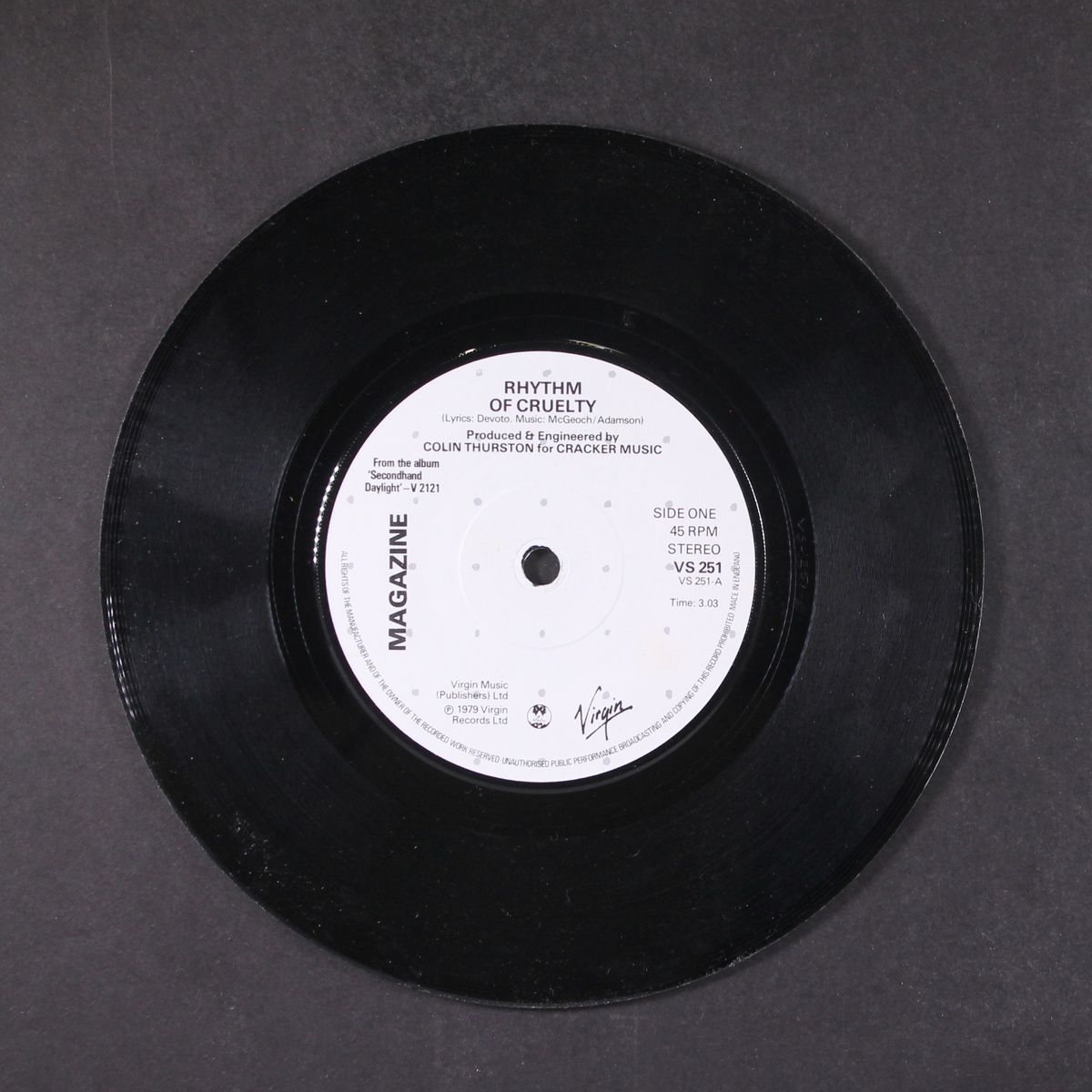 rhythm of cruelty / t.v. baby by MAGAZINE