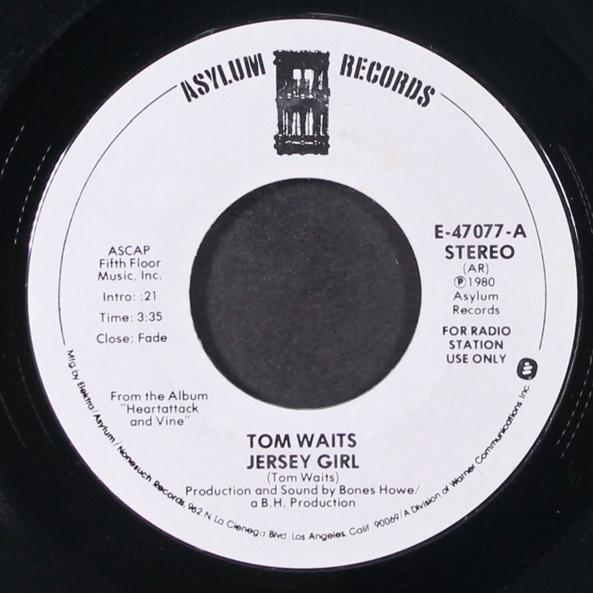 jersey girl / mono by TOM WAITS