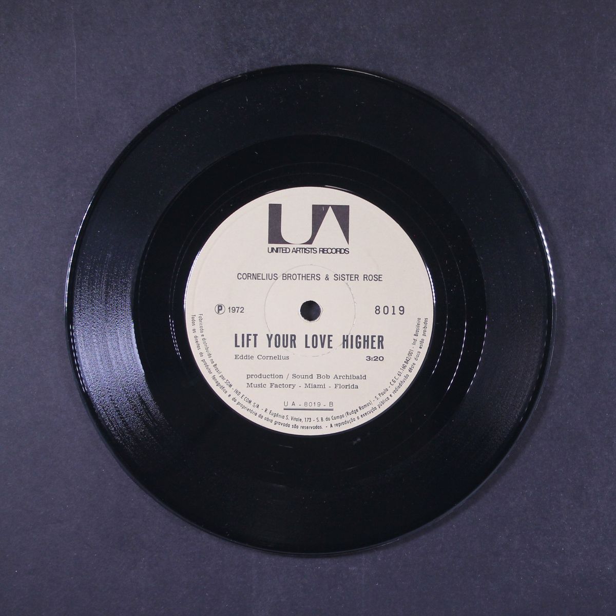 too late to turn back / lift your love higher by CORNELIUS BROTHERS & SISTER ROSE