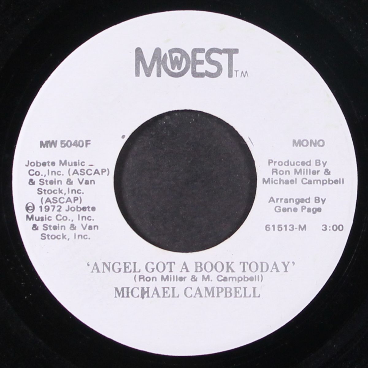 angel got a book today / mono by MICHAEL CAMPBELL